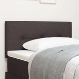  Naslon za glavu s gumbima tamnosmeđi 100 cm tkanina | shoptok.hr