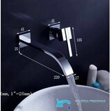 EYN Stenska armatura za umivalnik v kopalnici | Pipa 4301 | Shoptok.si