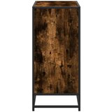 vidaXL Knjižna omara dimljeni hrast 80x35x76 cm inženirski les | Shoptok.si