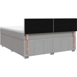  Boxspring krevet s madracem Svjetlosiva 180 x 200 cm Tkanina | shoptok.hr