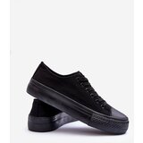 Boto Low Classic Sneakers on Platform Black Jazlyn | Shoptok.si