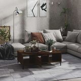  Klubska mizica rjavi hrast 103,5x60x35 cm iverna plošča, (20625001) | Shoptok.si