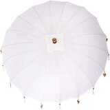 vidaXL Senčnik krema x 250 cm Bombaž in masivno les | Shoptok.si