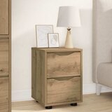  Noćni ormarić s ladicama Umjetnički hrast 30,5 x 30 x 43 cm | shoptok.hr