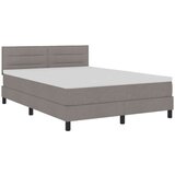 Box spring krevet Sivo-smeđa 140 x 190 cm tkanina | shoptok.hr