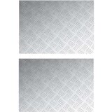 vidaXL Srebrna Guma 70 x 50 x 0.2 cm Neklizeće Prostirci za stepenice | shoptok.hr