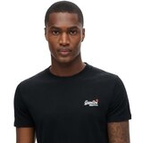 Superdry Majica 'Essential' črna / bela | Shoptok.si