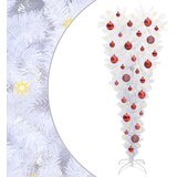 vidaXL Umestno božično drevo med 150 LED Bela 120 cm PVC in jeklo, (5000111407) Cene