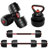 Lion 45 set tegova 40kg - bučice i šipka 4u1 ( 8411 )