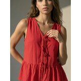 Sinsay Bluza od viskoze s dekorativnim vezicama | shoptok.hr