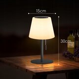  LED prigu&amp;scaron;iva solarna lampa LED/2W/5V USB 1200 mAh IP44 bela/crna Slike