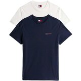 Tommy Jeans 2 Pack Slim T-Shirts Ecru/Dark Night Navy Višebojna Cijene