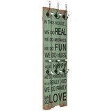  Zidna vješalica za kapute sa 6 kuka HAPPY LOVE 120 x 40 cm | Eponuda.com
