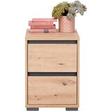 CARRYHOME nočna omarica, antracit, hrast artisan | Shoptok.si