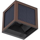  LED solarno zidno svetlo sa senzorom LED/9W/3,7V 3000/4000/6000K IP65 2600mAh braon Cene