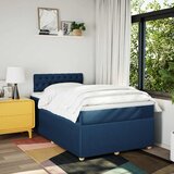  Krevet s oprugama i madracem plavi 120 x 190 cm od tkanine | shoptok.hr