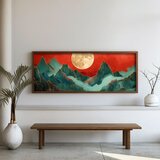 WALLXPERT FAH008-150 Multicolor Decorative Framed MDF Painting | Eponuda.com