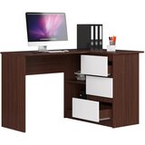 AKORD KOTNI PISALNA MIZA B16 CLP DESNO VENGE / BELO, (21702609) | Shoptok.si
