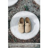 Birkenstock Natikače od brušene kože Boston boja: bež, 1030883 | shoptok.hr