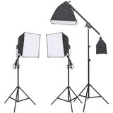 vidaXL Set studijske rasvjete s tronošcem i softboxovima u