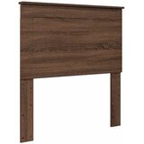  Krevetna konstrukcija s uzglavljem Smeđi hrast 90 x 190 cm | shoptok.hr