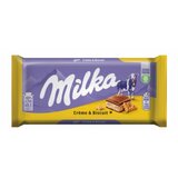 Milka cream & bisquit čokolada 100g Cene