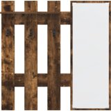 vidaXL Vješalica za kapute na zidu Dimljeni hrast 100 x 10 x 100 cm | shoptok.hr