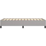  Okvir kreveta bez madraca svjetlosivi 100x200 cm od tkanine | shoptok.hr