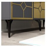 Hanah home irmak - anthracite, gold anthracitegold console | ePonuda.com