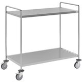 Kongamek Zvarjen nivojski voziček iz nerjavnega jekla, DxŠxV 1075 x 575 x 1010 mm, 2 nivoja Cene