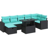 8-dijelni set vrtnih sofa od poliratana s jastucima sivi bagrem | Eponuda.com