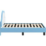  Okvir kreveta za malu djecu s naslonom Plava 70 x 140 cm PU | shoptok.hr