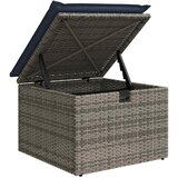  6-dijelni set vrtnih sofa s jastucima crni od poliratana bagrem | shoptok.hr