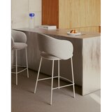 Kave Home Kremno bel barski stol (višina sedeža 65 cm) Maina – | Shoptok.si