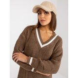 RUE PARIS Sweater-LC-SW-8023.55P-brown | Shoptok.si