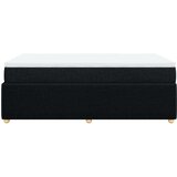 vidaXL Box spring postelja z vzmetnico črna 120x190 cm blago | Shoptok.si