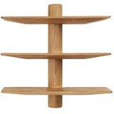 House Nordic Polica s više razina od punog hrasta u svijetloj prirodnoj boji 55 cm Calcata – | shoptok.hr