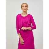 Orsay Dark Pink Short Cardigan with Three-Quarter Sleeve - Women Cene