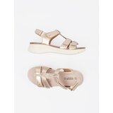 GOODIN Comfortable women's gold sandals | shoptok.hr