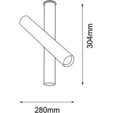  Amplex 8893 - Spot svetiljka AKADI 1xGU10-MR11/15W/230V crna/mesing | Eponuda.com
