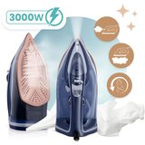 Berdsen parno glačalo snage 3000 W s keramičkim premazom i mogućnošću vertikalnog glačanja | shoptok.hr