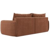 Makamii Opečnato oranžna raztegljiva/s prostorom za shranjevanje sedežna garnitura 238 cm Kalena – | Shoptok.si