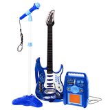  Dječja gitara sa pojačalom i mikrofonom Amp - plava Cijene