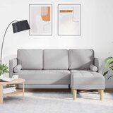  Set sofe Oblačnosiva 173 x 131 x 67 cm Poliester | shoptok.hr