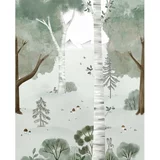 Lilipinso Otroška tapeta 200 cm x 248 cm Birch Forest –