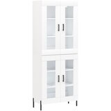  Visoka komoda bijela 69,5x34x180 cm konstruirano drvo | shoptok.hr