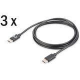 Digitus USB kabel USB 2.0 USB-C® vtič\, USB-C® vtič 1.00 m črna zaščiten AK-880908-010-S, (20416433) | Shoptok.si