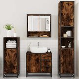  4-dijelni set kupaonskog namještaja boja hrasta drveni | shoptok.hr