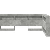  Skladišno uzglavlje Beton siva 120 cm Konstruirano drvo | shoptok.hr