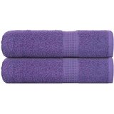 vidaXL Ručnici za tuširanje FROGN 2 kom. ljubičaste 70x140 cm 360 g/m² - Ljubičasta 70 x 140 cm 2 | shoptok.hr